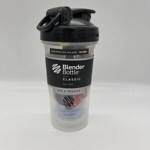 Blender Bottle Classic 24 oz Shaker - New & Improved BPA Free With Bonus Gift